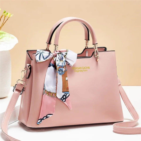 Elegant AAA Quality VESASON Handbag with Long Belt & Scarf – 7 Colours Available